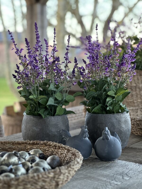 Lavendel In Pot Kunst 50 cm - Afbeelding 2